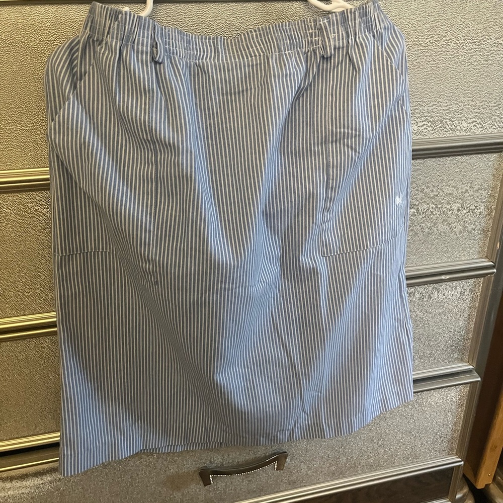 Vintage 80’s Hunters Glen striped cotton skirt! Size M